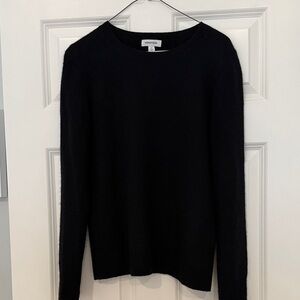 Nordstrom Elegant Black Crew Neck Sweater